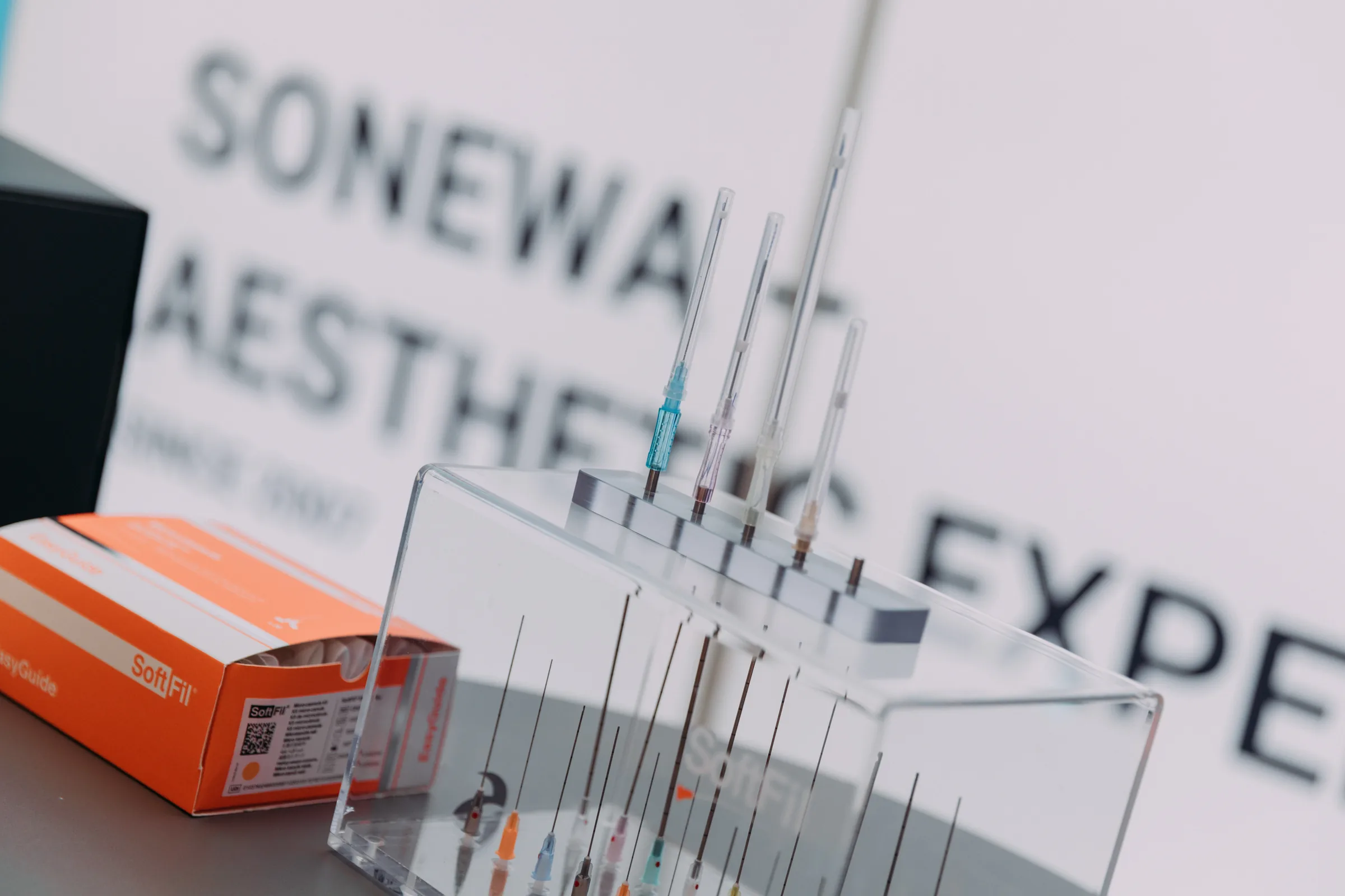 Produkte auf der Sonewa Aesthetic Expo